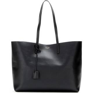 Saint Laurent Shopping E/W leather tote bag - black - One Size