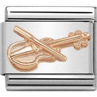 Nomination Rose Gold Violin Charm - Stainless Steel