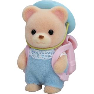 Sylvanian Families Bjørnebaby med hat og rygsæk