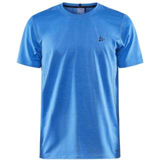 Adv Charge Melange SS Tee M - Blue