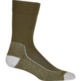Icebreaker Women's Hike+ Light Crew Socks Black/Monsoon/Mink, M