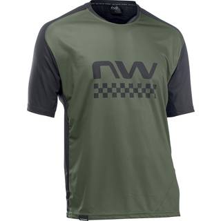Edge Jersey S/S M Green/Black (S)