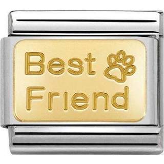 Nomination Charm - Bester Vierbeiner Freund - 030121/50 - gold