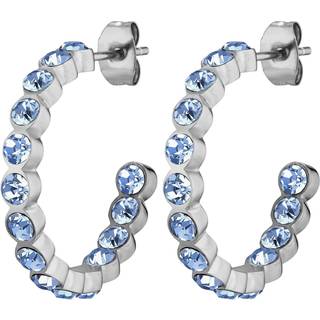 DYRBERG/KERN HOLLY ØRERING 380090 (Silver, Blue, ONESIZE)
