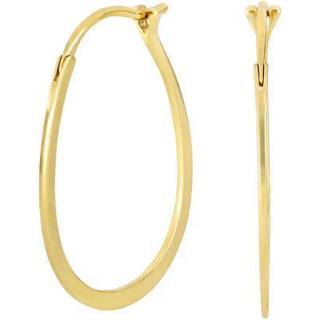 Siersbøl 8kt. Guld oval creol 20*30mm