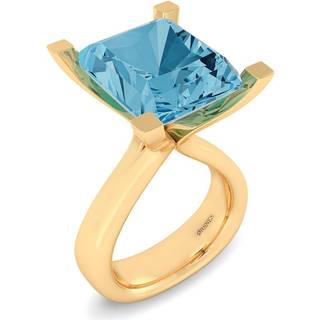 14 Karat Guld Ring fra Henrik Ørsnes Design med Topas