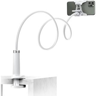 Fleksibel iPhone holder til bord og seng fra Ugreen - Hvid