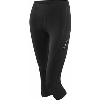 Löffler Women's 3/4 Bike Tights Tour II Cykelbukser Damer størrelse 34 farve sort