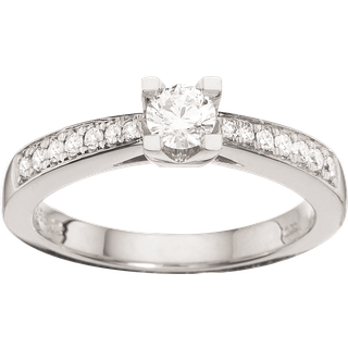 Scrouples - Kleopatra Queen ring i 14kt. hvidguld med 0,33ct.