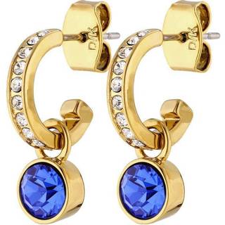 DYRBERG/KERN DESSA ØRERING 380064 (Gold, Blue, ONESIZE)