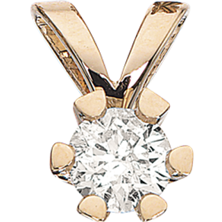 Vida vedhæng 14 kt. guld med brilliant 0,20 ct.