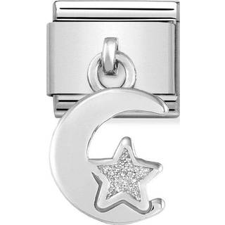 Nomination Moon & Star Hanging Charm - Silver
