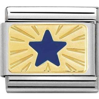 Nomination Blue Star Charm - Gold