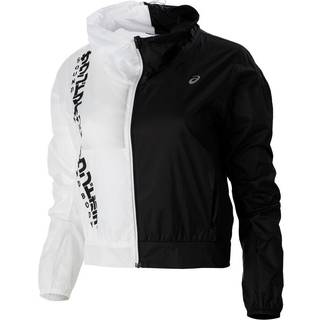 Asics Women's SMSB Run Jacket Performance Black/Brilliant Wh, PERFORMANCE BLACK/BRILLIANT WHITE, XS