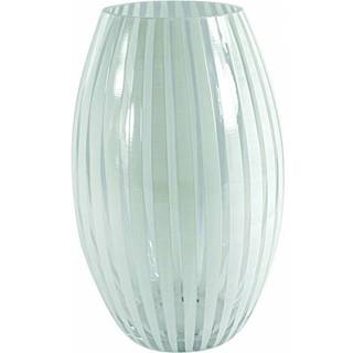 Konveks Twist Vase Hvid, H 26cm - Nybro