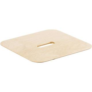 Låg til opbevaringsspand - lys-natur - 34cm x 34cm x 1cm - Simone