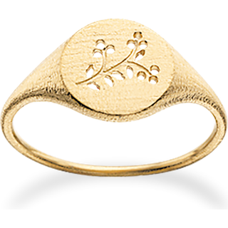 Scrouples Primavera Signet Ring i 14 Karat Guld 710735