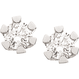Vida Ørestikker 14 kt. hvidguld med brillanter på i alt 0,20 ct.