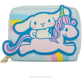 Loungefly sanrio hello kitty cinnamoroll enhj?rning faux l?der ziparound tegnebog