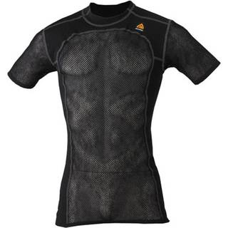 Aclima Men's Woolnet T-Shirt  Jet Black, XS