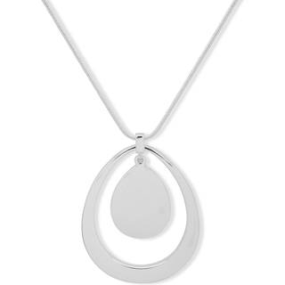 Ni West Women's Silver Justerable vedh?ng halsk?de 40 """" L