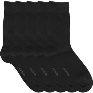 Resteröds 5-pak Organic Cotton Socks - Black - Str 40/45