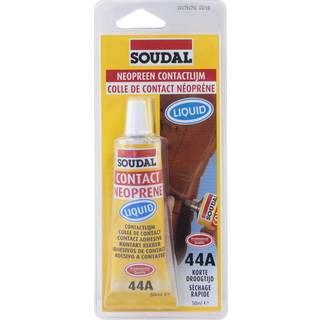 SOUDAL Kontaktlim flydende 50ml klar