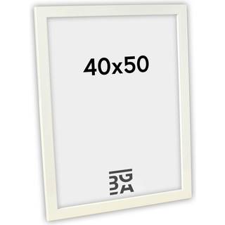 Ramme White Wood Glossy 40x50 cm
