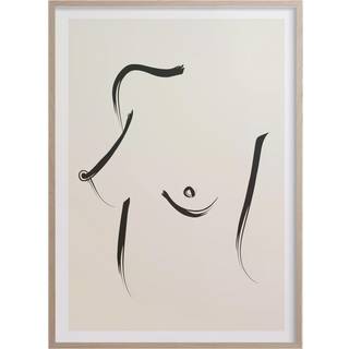 Kunskapstavlan® Breast No 2 Plakat 30x40 Cm - Plakater Papir Beige - 7649