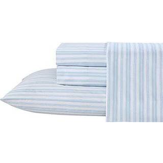 Laura Ashley Home - King Sheets Soft Sateen Cotton Bedding Set - Slank Glat & Breathable Home Decor Fern Blue