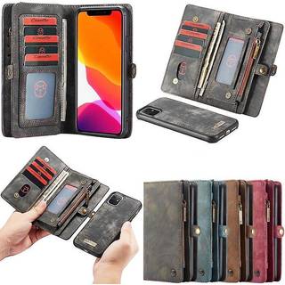 CaseMe Wallet 11-kort Apple iPhone 11 (6.1 ")  - Sort / Grå