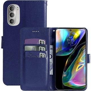 Wallet cover 3-kort Motorola Moto G82 5G - Mørkeblå
