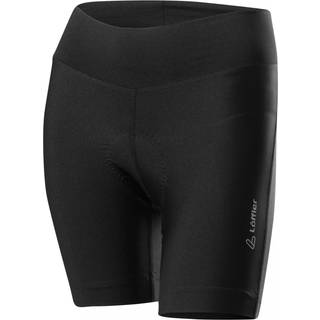 Löffler Women's Bike-Hose Tour Extrakurz Cykelbukser Damer størrelse 40 farve sort