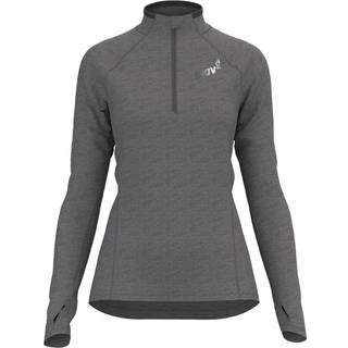 inov-8 Women's Mid Long Sleeve Zip Light Grey, 42