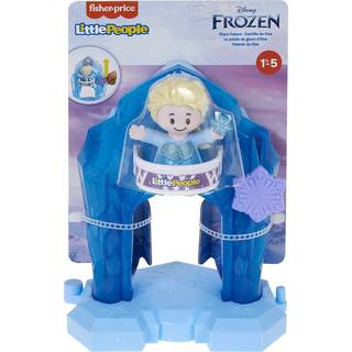 Fisher-Price Little People Disney Frost Elsas palads Bærbart Legesæt med Elsa-figur - Rejsevenligt slot Alder: 18 måneder og opefter