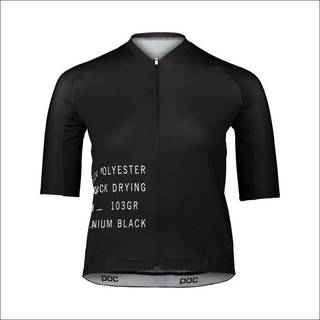 Poc Cykeltrøje til kvinder Pristine Print Jersey Uranium Black