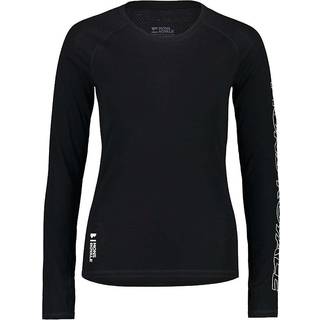 Mons Royale Women's Bella Tech L/S Merino undertøj Damer størrelse L farve sort