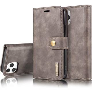 DG.MING Magnet Wallet iPhone 13 Pro Brown