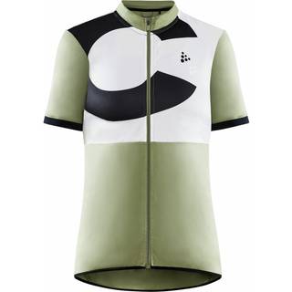 Craft Endur Logo Jersey Til Kvinder Grøn/Hvid - Størrelse Medium