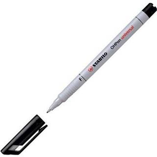 Stabilo 852-46 Fine OH pen, sort  0,7mm Vandbasis (10stk.)