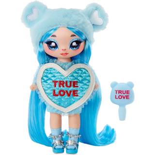 Na! Na! Na! Overraskelse MGA Entertainment Lily Sarang-Blue Teddy Bear-Inspired 7.5 """" Mode dukke med lysebl? h?rhjerteformet kjole og b?rste