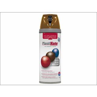 Twist & spray blank brun ral 8011 plasti-kote 400ml kastanjebrun