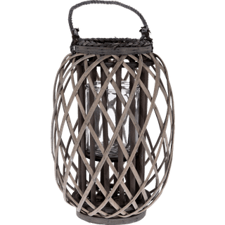 Lanterne i piletræ, H40 cm, natur