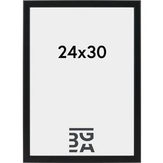 Ramme Slim Mat antirefleksglas Sort 24x30 cm