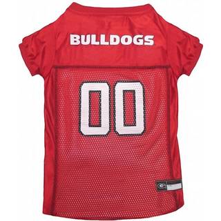 K?ledyr f?rst NCAA College Georgia Bulldogs Mesh Jersey til Dogs Cats X-Large Licensed Big Dog Jersey med dit yndlings fodboldbasketball college