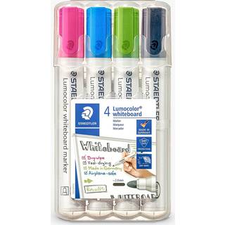 Staedtler Lumocolor WB-marker 2mm 4 ass/boks