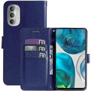 Wallet cover 3-kort Motorola Moto G52 - Mørkeblå