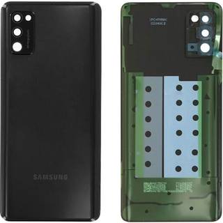 Sort Samsung Galaxy A41 bagside
