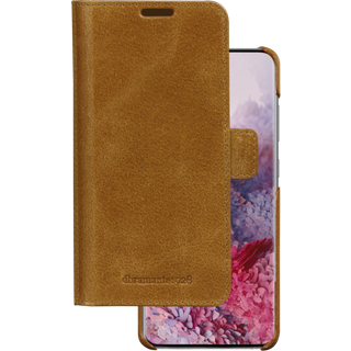 Samsung Galaxy S20 - dbramante1928 Lynge 2-i-1 Ægte Læder Flip Cover - Tan