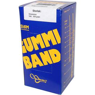 Gummibånd nr. 18 75x1,5mm (500g)